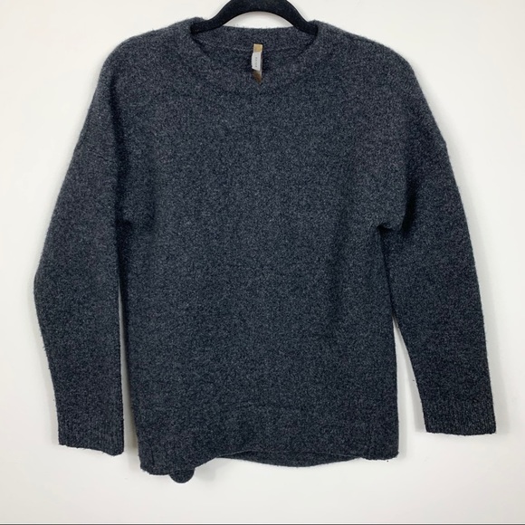 Soyer Sweater Small Charcoal Grey Wool Blend - Picture 1 of 7